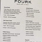 Fourk menu