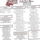 Hart's Turkey Farm menu