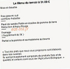 Le Moulin De La Sorinière menu