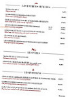 Cafe Le Val D’isere menu