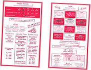 Pizza Man menu