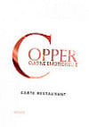 Le Copper menu