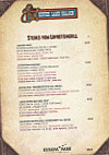 Silver Lake Saloon, Europa-park Camp Resort menu