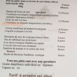 Loic Regnier Cardápio