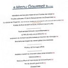 Auberge De L'argentor menu