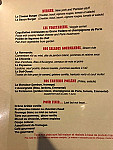Le Tambour menu