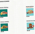 Pronto Pizza menu