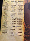 Buck's Country Cookin menu