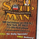 Soup Man Cardápio