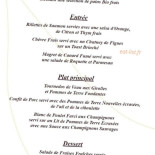 La Cantine Cardápio