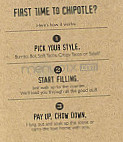 Chipotle Mexican Grill menu