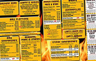 Lumpy's Barbeque menu