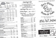 Joe's Pizza Pasta Subs menu