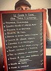 Le Coude A Coude menu