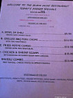 Black Olive Pizzeria menu