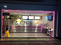 Lees Fish And Chips inside