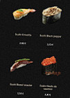 Sushi Shop menu