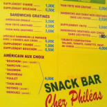Chez Philéas Cardápio