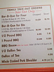 Henry James B Que menu