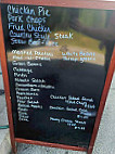 Big Dipper menu