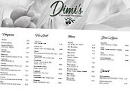 Dimi‘s Griechisch Mediterran menu