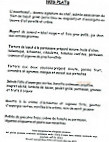 La Taverne De Pontverre menu