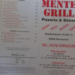 Mente-grill Cardápio