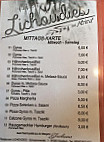 Imbiss Lind menu