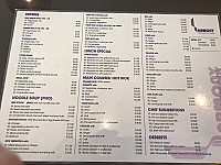 Harmony Vietnamese Restaurant menu