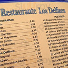 Los Delfines menu