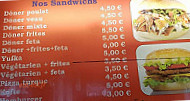 Doner De La Bruche Eda menu