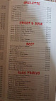 Malcolm's Chinese menu