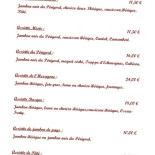 L'hexagone Cardápio