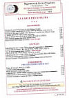 Le Saint Nicolas menu