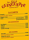 La Guinguette D'espérut menu