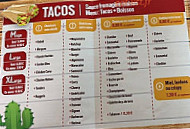 Lei' Tacos menu