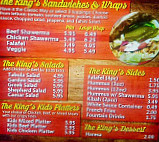 Banana King Corp menu