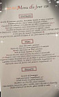 Les Quatre Saisons menu