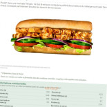 Subway Cardápio