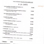 Le Chambertin Cardápio