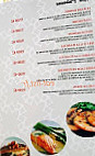 La Roussette menu