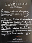 Chez Huguette menu