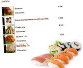 Sushi Sushi menu