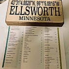 Ellesworth Cafe menu