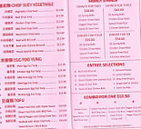 Chan Fortune Restaurant menu