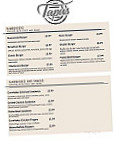 Tapas menu