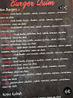 Burger Quim menu