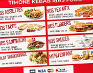 Rais Fast Food menu