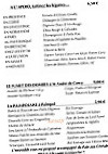 La Buvette menu