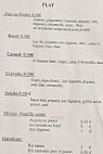 Le Saigon Des Lys menu